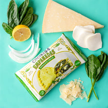 Load image into Gallery viewer, Spinach &amp; Cheese Empanadas                            -12 or 24 Pack
